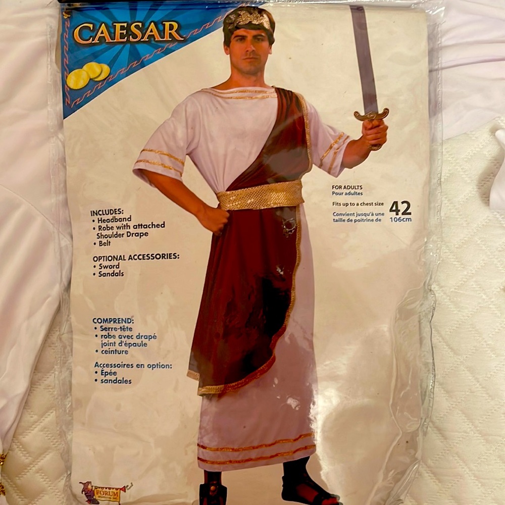 Roman god Caesar costume